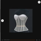 Women's Mesh Corset Top with Padded Cups | Windia