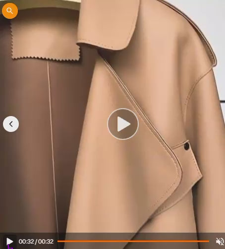 Women's  Leather Bomber Jacket