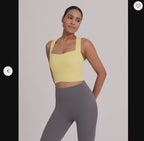 Women's Cross Back High Support Sports Bra – Shockproof Fitness & Yoga Bra Top