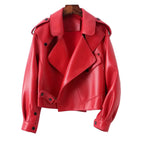 Sheepskin Leather Bomber Jacket XS Windia