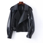Sheepskin Leather Bomber Jacket XS Windia
