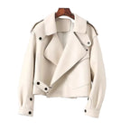 Sheepskin Leather Bomber Jacket XS Windia