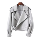 Sheepskin Leather Bomber Jacket XS Windia