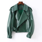 Sheepskin Leather Bomber Jacket XS Windia