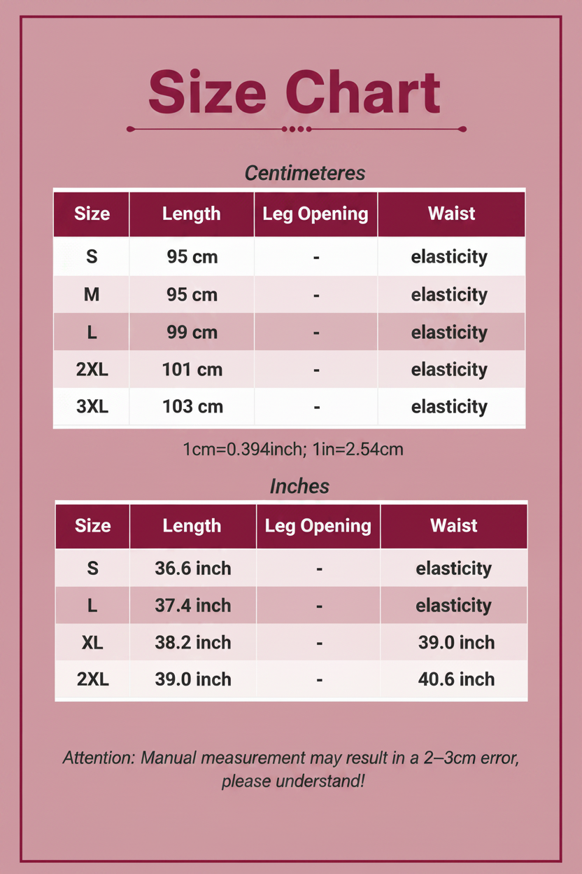 Size Chart – Refined