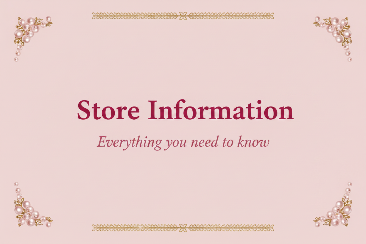 Store Information Banner
