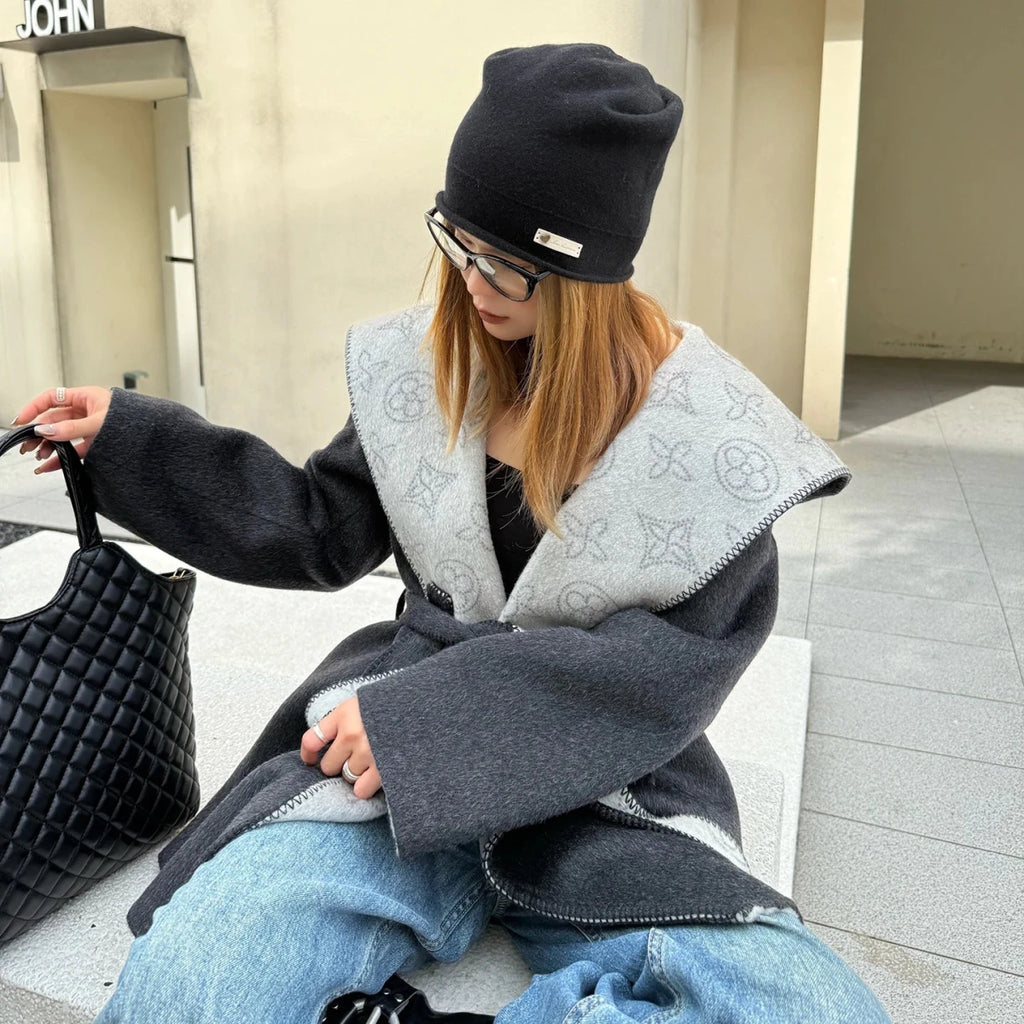 Women's Alpaca Wool Blouson Coat | Hooded Winter Coat - Windia