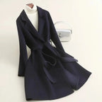 Women's Cashmere Wool Coat | Elegant Long Double-Sided Spring Coat S Windia