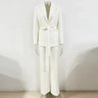 Women's Formal Blazer & Pants Set — Long Sleeve Office Suit S Windia