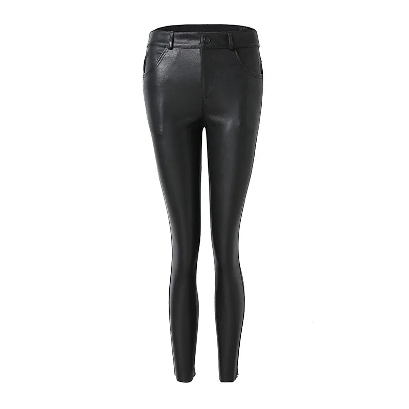 Women's Genuine Sheepskin Leather Motorcycle Pants - Windia